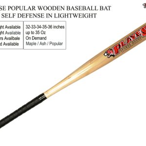 Popular Wooden Gripper Baseball Bat for Self & Home Defence